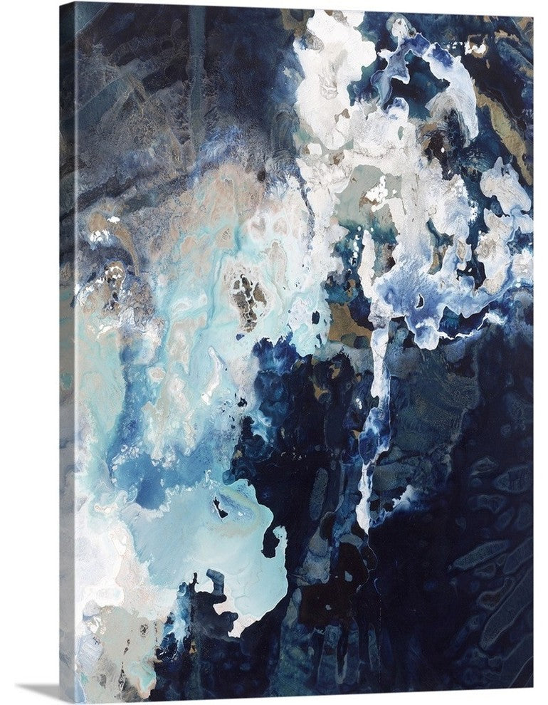 "Deep Blue Pool Crop" Wrapped Canvas Art Print, 18"x24"x1.5"