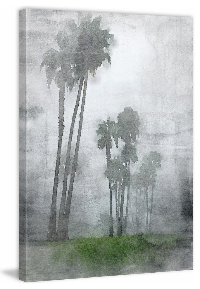 "A Foggy Morning" Painting Print on Wrapped Canvas, 40x60
