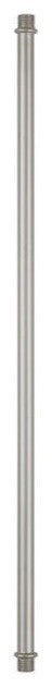 18" Suspension Rod for Track, Brushed Nickel