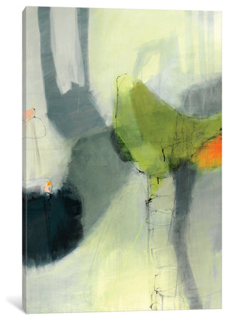"Green Bird" by Sidsel Brix, 18x12x1.5