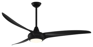 MinkaAire Light Wave 65 Light Wave 65" 3 Blade Indoor LED Ceiling - Distressed