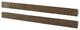 Olivia 75"W Wood Bed Rails, Full, Set of 2, Rosewood