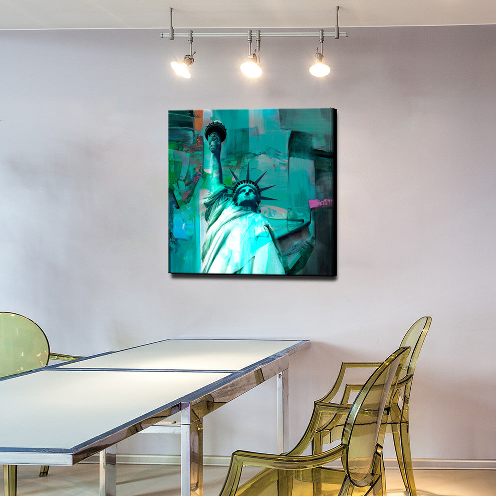 Lady Liberty Canvas Wall Art