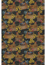 Addison Premium Washable Mayfield AMF157 black 3' x 5' Rug