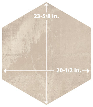 Argillos Hex Arena Porcelain Floor/Wall Tile