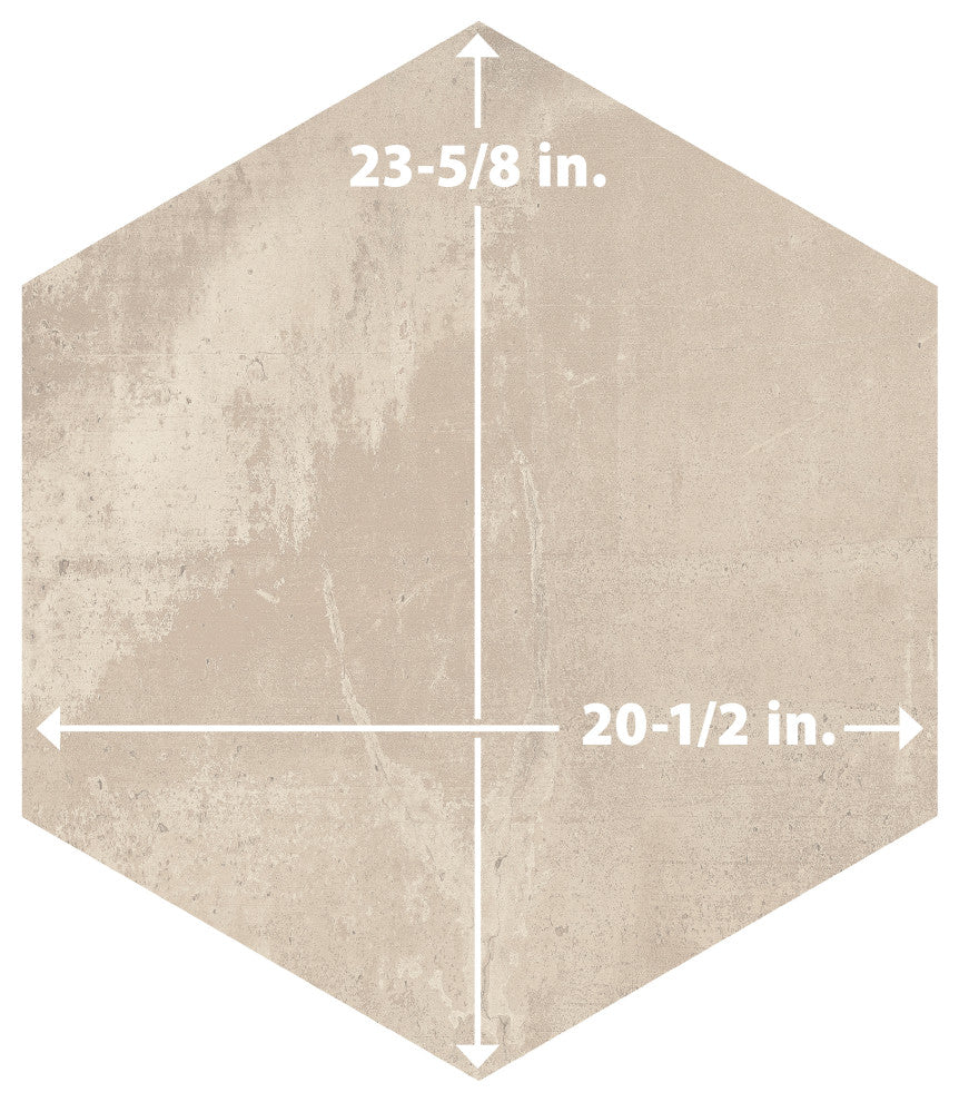 Argillos Hex Arena Porcelain Floor/Wall Tile