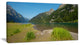 Green Mountain Landscape View, Landscape Canvas Art Print, 40x20