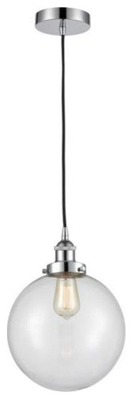 Innovations 616-1PH-PC-G202-10 1-Light Mini Pendant, Polished Chrome