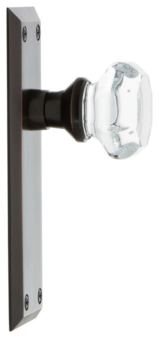 Nostalgic Warehouse NYKWAL_SD_NK Waldorf Lead Crystal Single - Bright Chrome