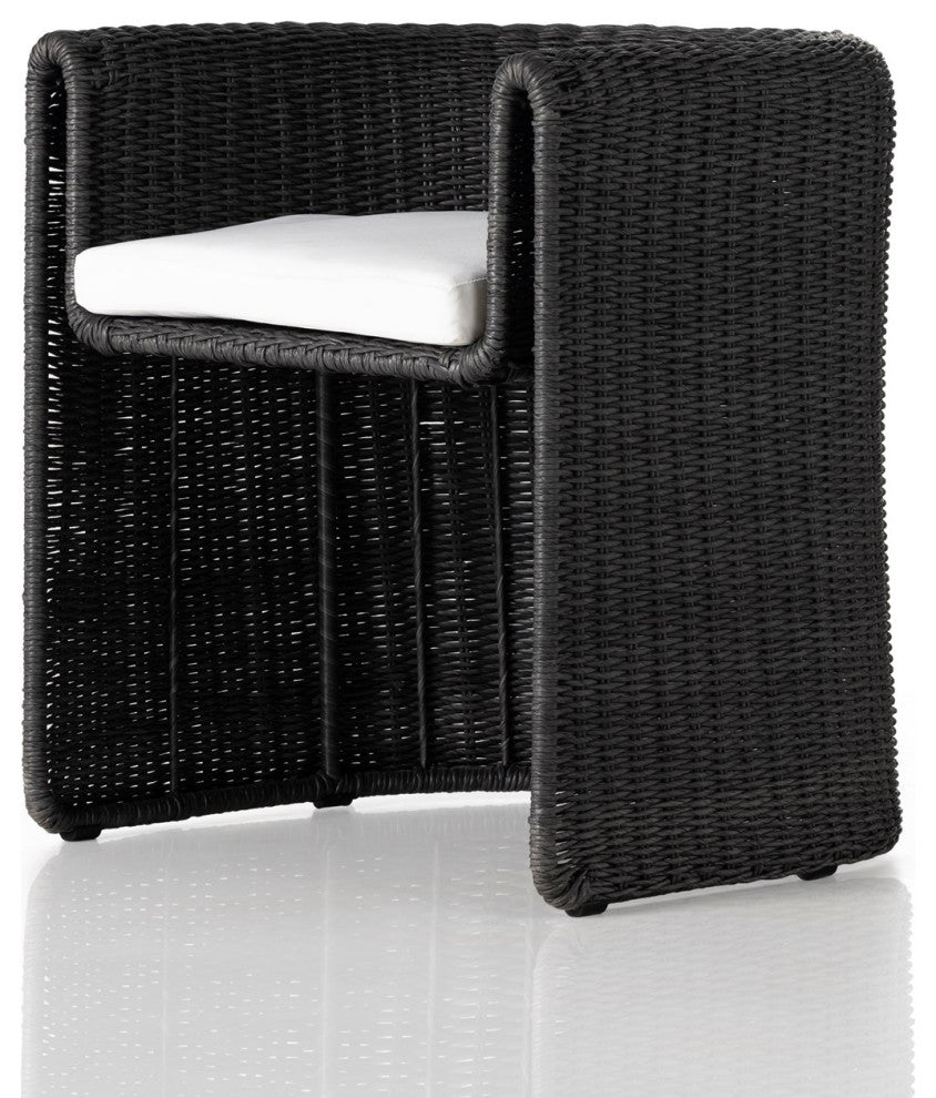 Tucson Outdoor Dining Armchair-Coal
