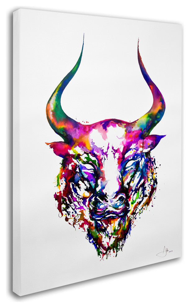 Marc Allante 'Philosopher' Canvas Art, 47x35