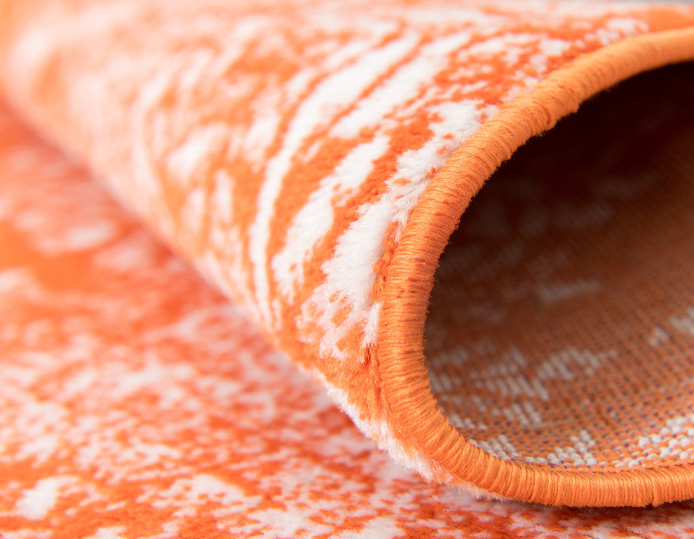 Unique Loom Orange Grand Sofia 2' 2 x 3' 0 Area Rug