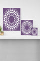 Deny Designs Karen Harris Mod Medallion Plum Art Canvas
