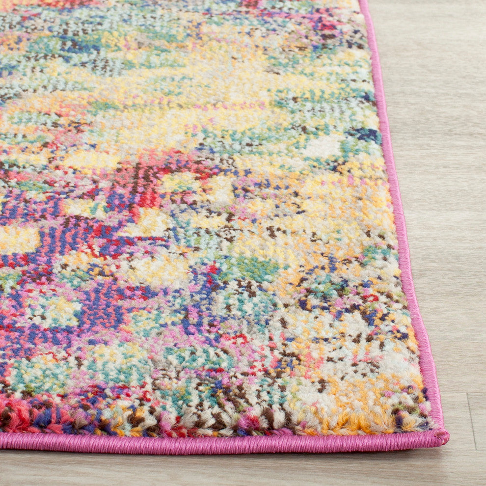 Safavieh Monaco Mnc225D Pink, Multi Area Rug, 3'x5'
