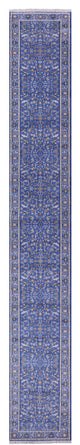 2' 10" X 20' 4" Persian Nain Handmade Wool & Silk Runner Rug - Q14883