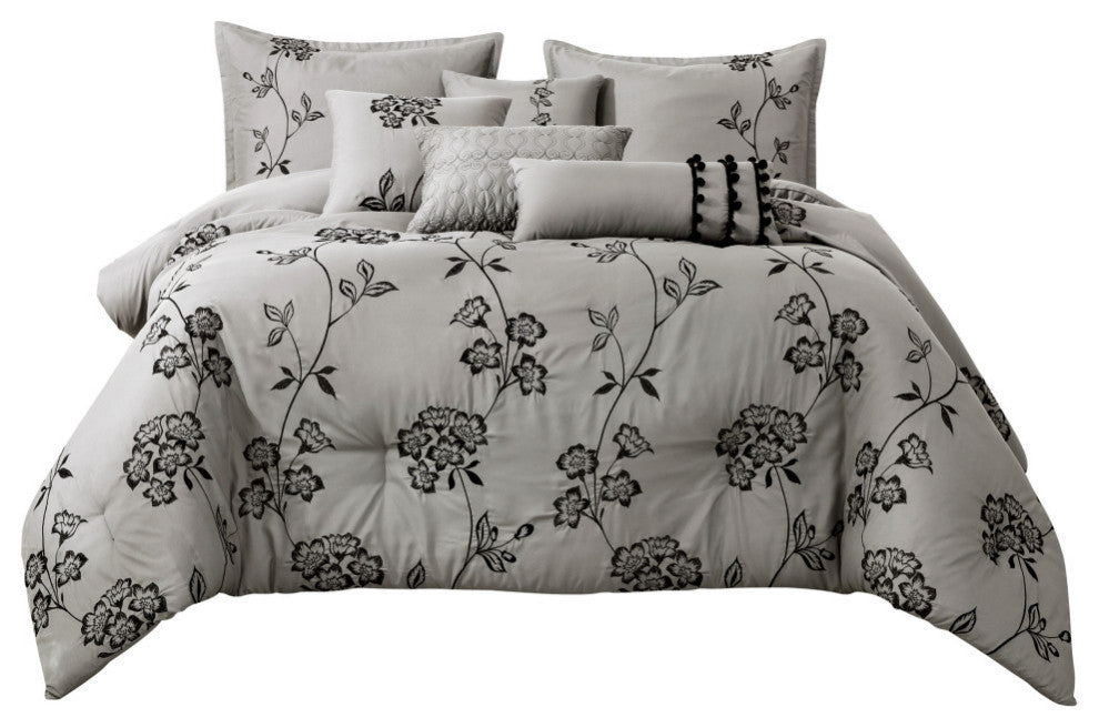 Denise 7-Piece Comforter Set, Queen