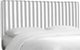 Cassidy Box Seam Headboard, Canopy Stripe Storm and Twill, Twin