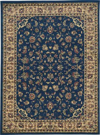 Radici Castello 953 Rug, Navy, 5'5" X 7'7"