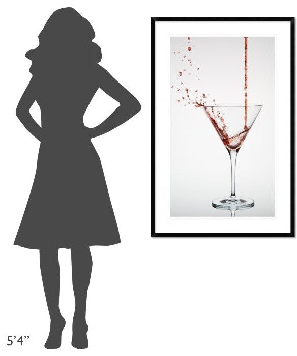 "Cocktail" Framed Digital Print by Christian Pabst, 29x44"