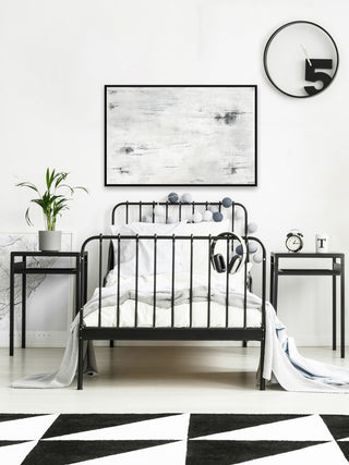 "Present Camp" Floater Framed Painting Print on Canvas, 45x30