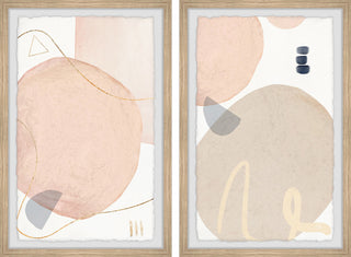 Circular Departure Diptych, 2-Piece Set, 20x30 Panels