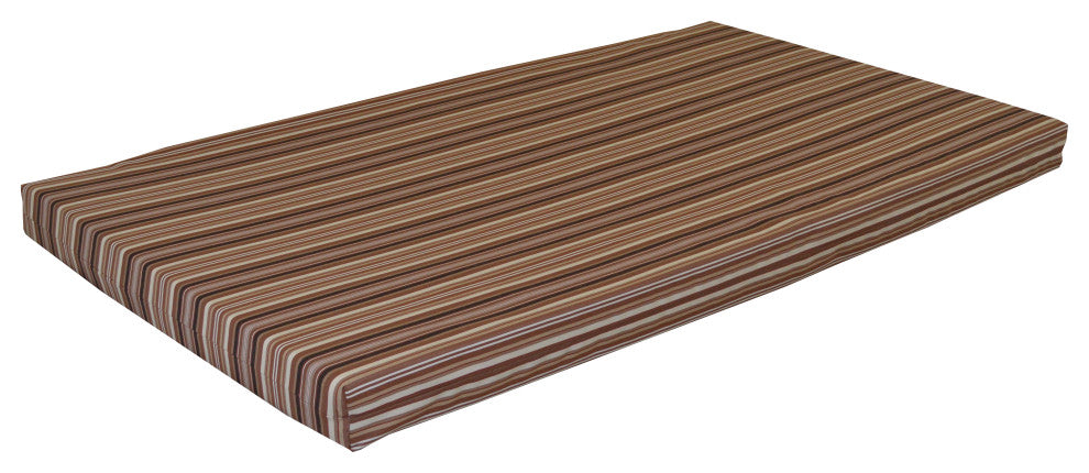 VersaLoft Bed Cushion, Maroon Stripe, Twin