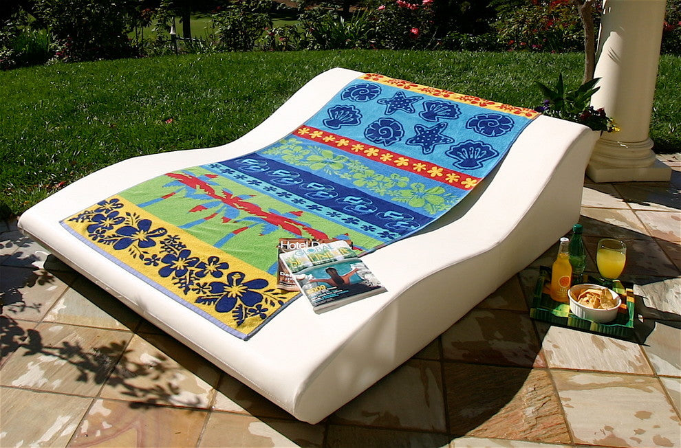 Tide Duo Low Profile Lounger, Chill White