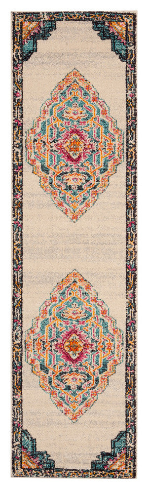 Safavieh Monaco Collection MNC254 Rug, Multi, 2'2" X 8'