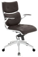 Push Midback Office Chair EEI-1062 Brown