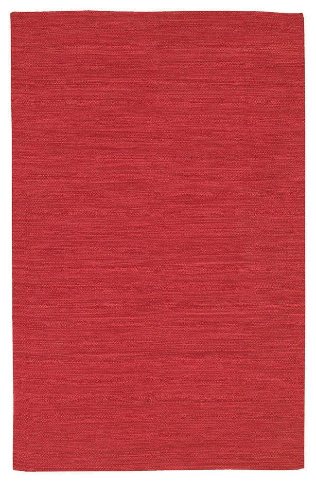 India Contemporary Area Rug, Dark Red, 3'6x5'6 Rectangle