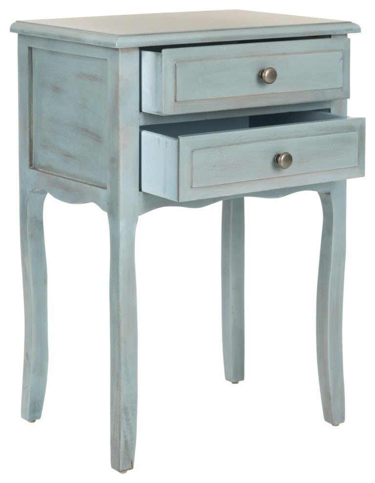 Safavieh Lori End Table, Barn Blue