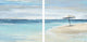 Paradise Shore II Diptych, 64"x32"