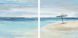 Paradise Shore II Diptych, 64"x32"