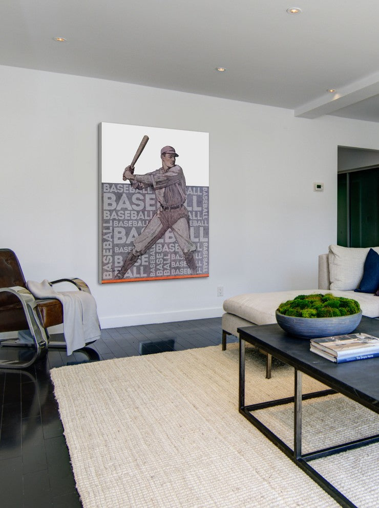 "Shadow Batter Alternative Version" Painting on Canvas by John E Sheridan