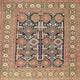 Ahgly Company Indoor Square Traditional Area Rugs, 7' Square