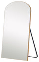 Gold Arched Mirror With Stand
