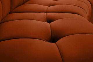 Limitless Velvet Upholstered 13-Piece Modular Sectional, Cognac
