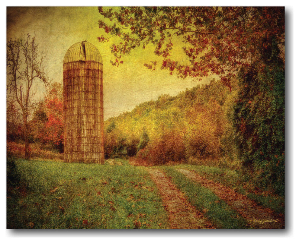 Courtside Market Early Autumn 16"x20" Gallery-Wrapped Canvas Wall Art