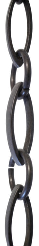 Brass Loop Chandelier Chain, 3', Oil Bronzed Black, U52