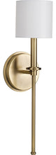 Elara Collection One-Light New Traditional Vintage Brass Wall Light
