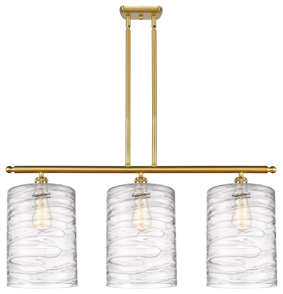 Innovations 516-3I-SG-G1113-L 3 Light 36" Island Light, Satin Gold