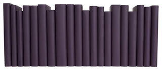 Decorative Books - Violet Paper Wrapped - Purple Books By The Foot