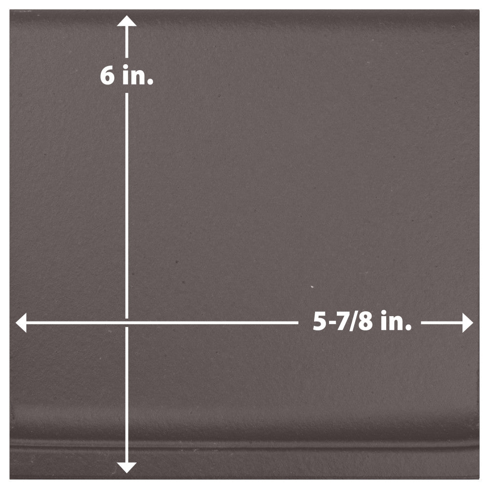 Quarry Cove Base Black II Ceramic Floor and Wall Trim