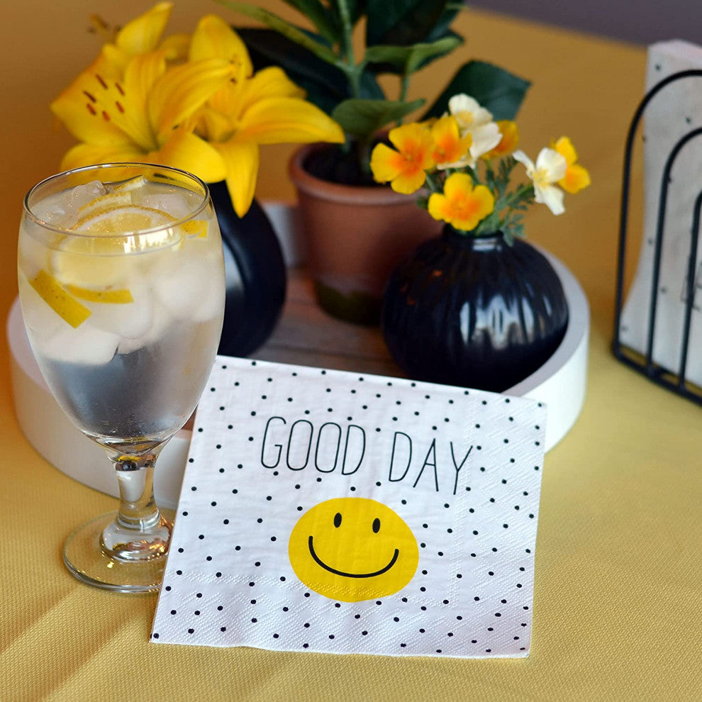 60 Count Smiley Face Napkins