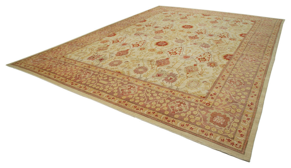 Rug N Carpet - Hand-Knotted Oriental 13' 3" x 17' 11" Oversize Oushak Area Rug