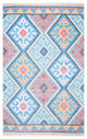 Safavieh Saffron Sfn560M Southwestern Rug, Blue and Aqua, 5'0"x8'0"