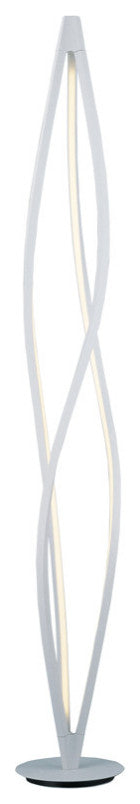 ET2 E41398-11 Cyclone 3 Light 42" Tall LED 3000K Floor Lamp - Matte White