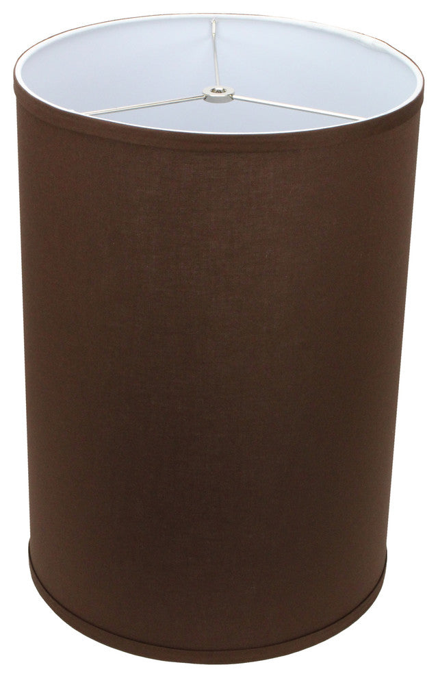 Fenchel Shades, 12"x12"x17" Spider Attachment Drum Lamp Shade, Linen