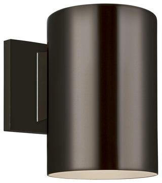 Small 1-Light Outdoor Wall Lantern, Bronze