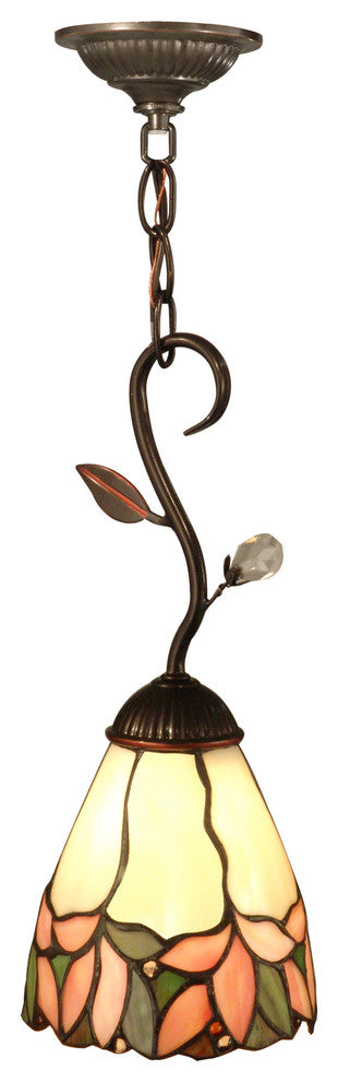 Springdale Crystal Leaf Mini Pendant